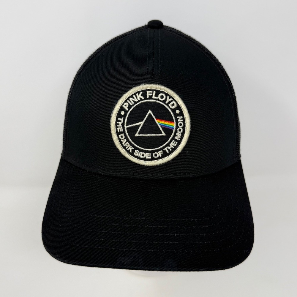 American Needle Pink Floyd Dark Side of the Moon Black Mesh Trucker Hat Snapback